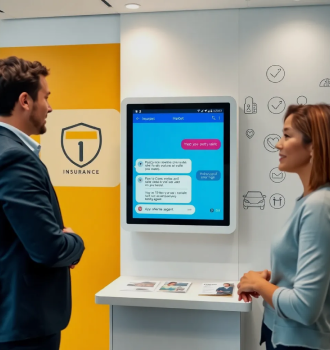 Customer Using Insurance Chatbot