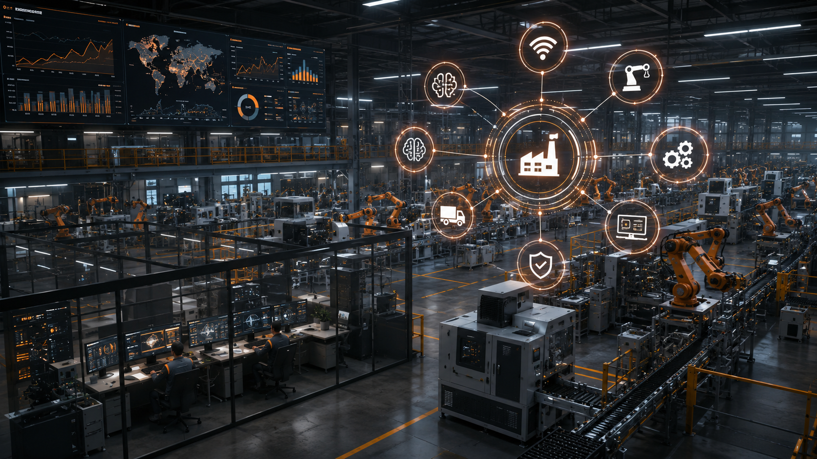 Connected manufacturing systems powered by intelligent automation